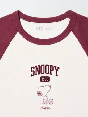 uniqlo peanuts graphic t-shirt size L